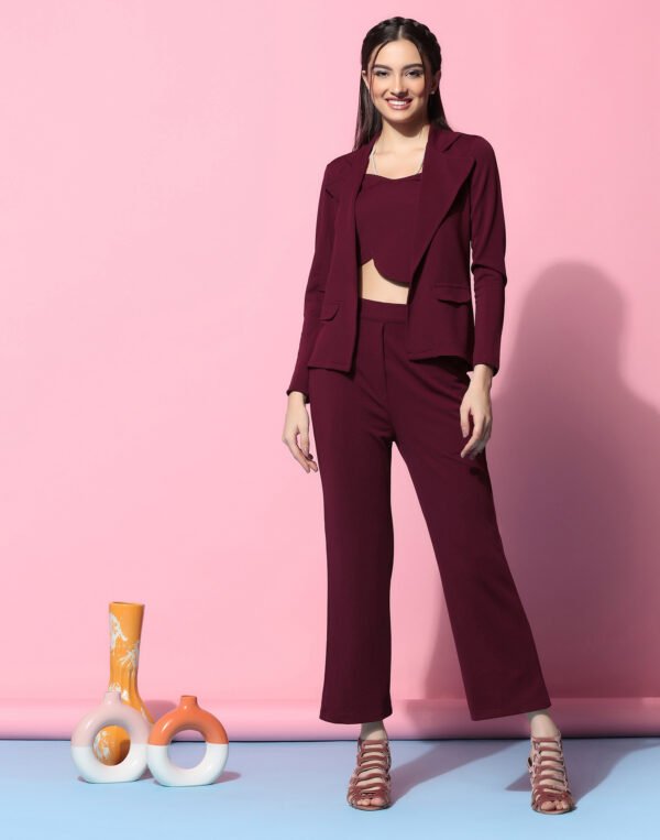 Women's Lycra 3-Piece Co-Ord Set - Image 11