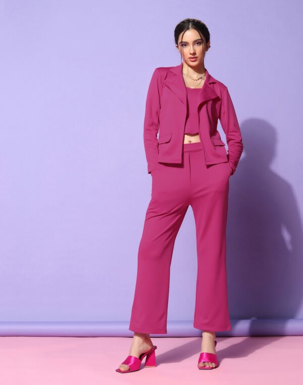 Women's Lycra 3-Piece Co-Ord Set - Image 5