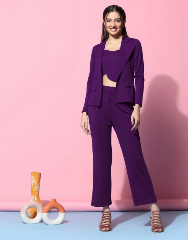 Women's Lycra 3-Piece Co-Ord Set - Image 6
