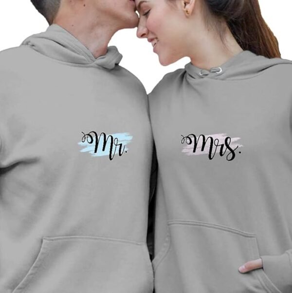 MR & MRS Couple T-Shirt & Hoodie Set - Image 3