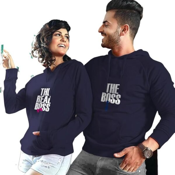 The Boss & Real Boss Couple Hoodies-Pack of 2 - Image 7