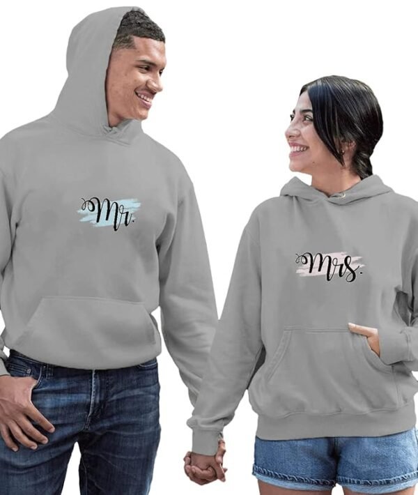 MR & MRS Couple T-Shirt & Hoodie Set - Image 2