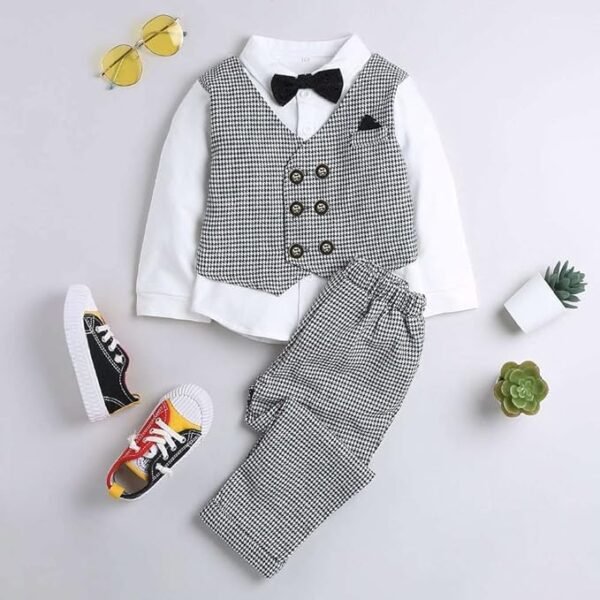 Boys' Formal Set with Bow Tie 1-2 Years - Image 4