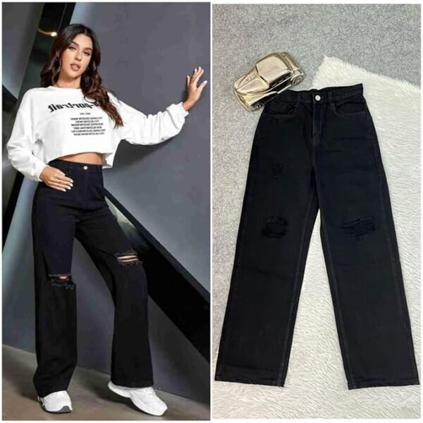 women Cut jeans - Image 5