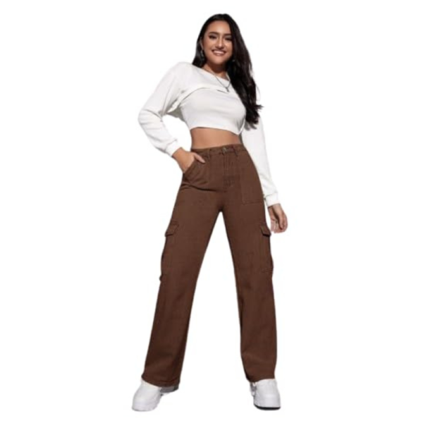 Women's Mid Rise Wide Leg Bell Bottom Jeans