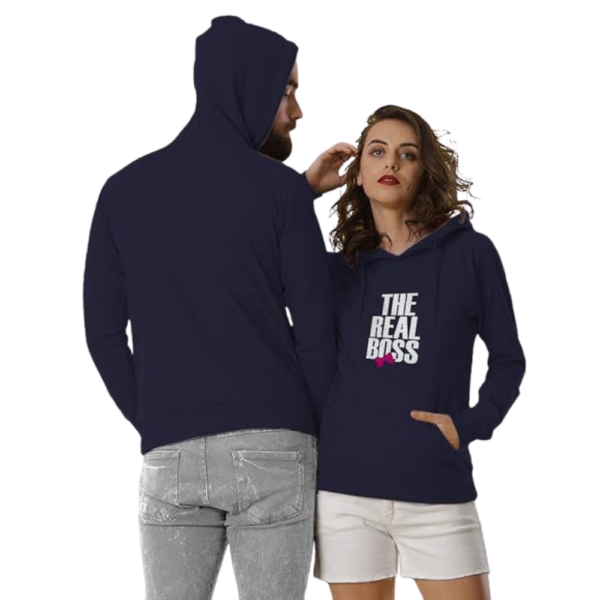 The Boss & Real Boss Couple Hoodies-Pack of 2