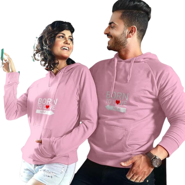 Couple T-Shirt & Hoodie Set Pack of 2