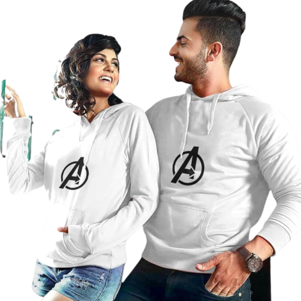 Avenger Couple T-Shirt & Hoodie Set