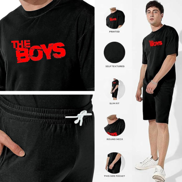 Mens Night Suit | Men's Co-ord Set | Summer Night Wear - Image 3